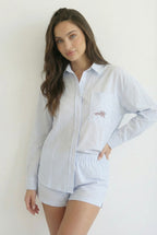 Xaden Monogram BF Blouse