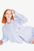 Xaden Monogram BF Blouse